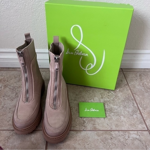 NEW IN BOX SAM EDELMAN LEONE LUG SOLE CHELSEA BOOT SZ 7 - Picture 12 of 14
